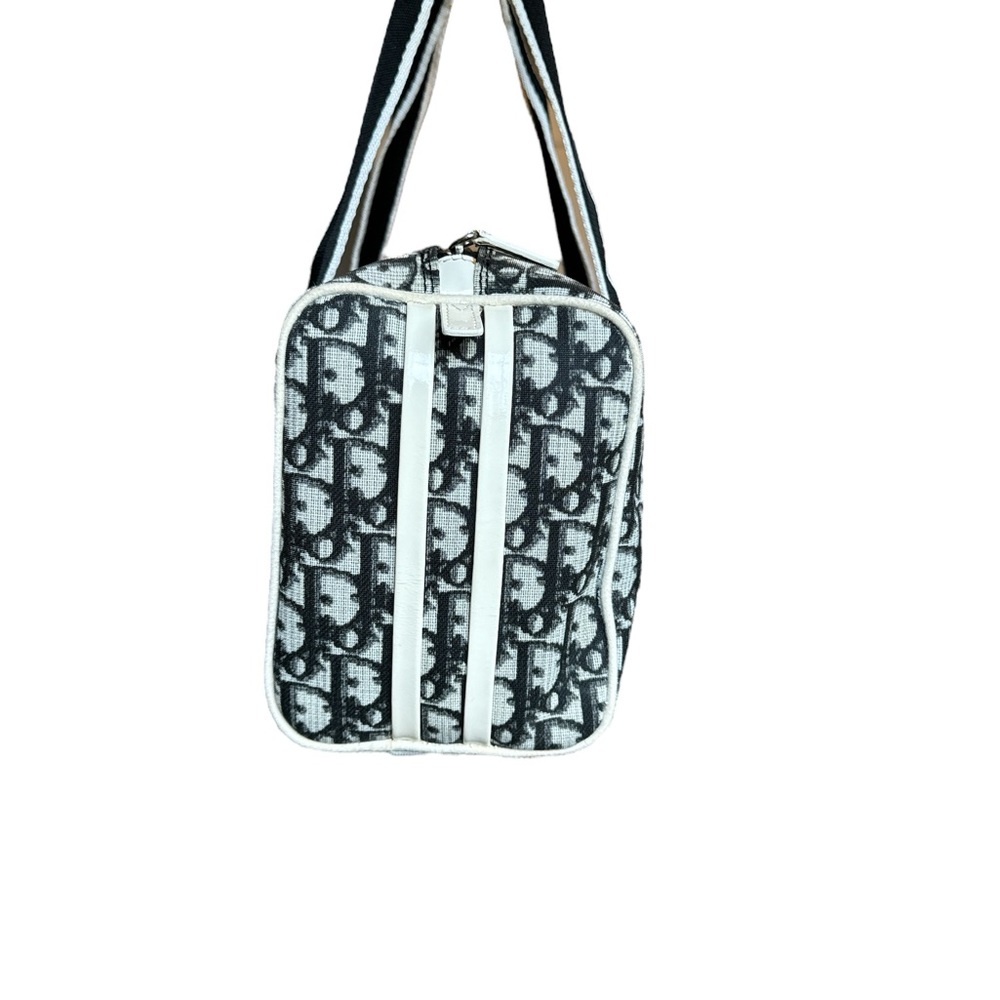 SOLD! Authentic Dior Trotter Coated Canvas Boston Bag - Picture 4 of 12
